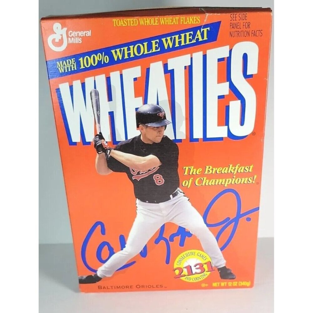 1995 Cal Ripkin Jr. Wheaties Box sealed Baseball 2132 Consecutive Games Counting